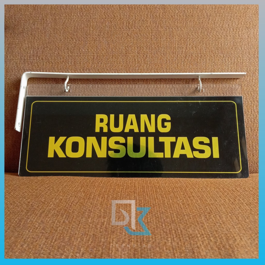 Akrilik gantung, Akrilik ruang konsultasi, Akrilik nama ruang, Akrilik nama ruangan