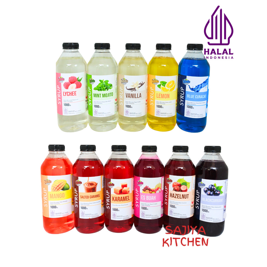 

NABATA Syrup Premium 1 Liter All Varian Rasa Sirup Minuman Cocok Untuk Kopi dan Teh Halal