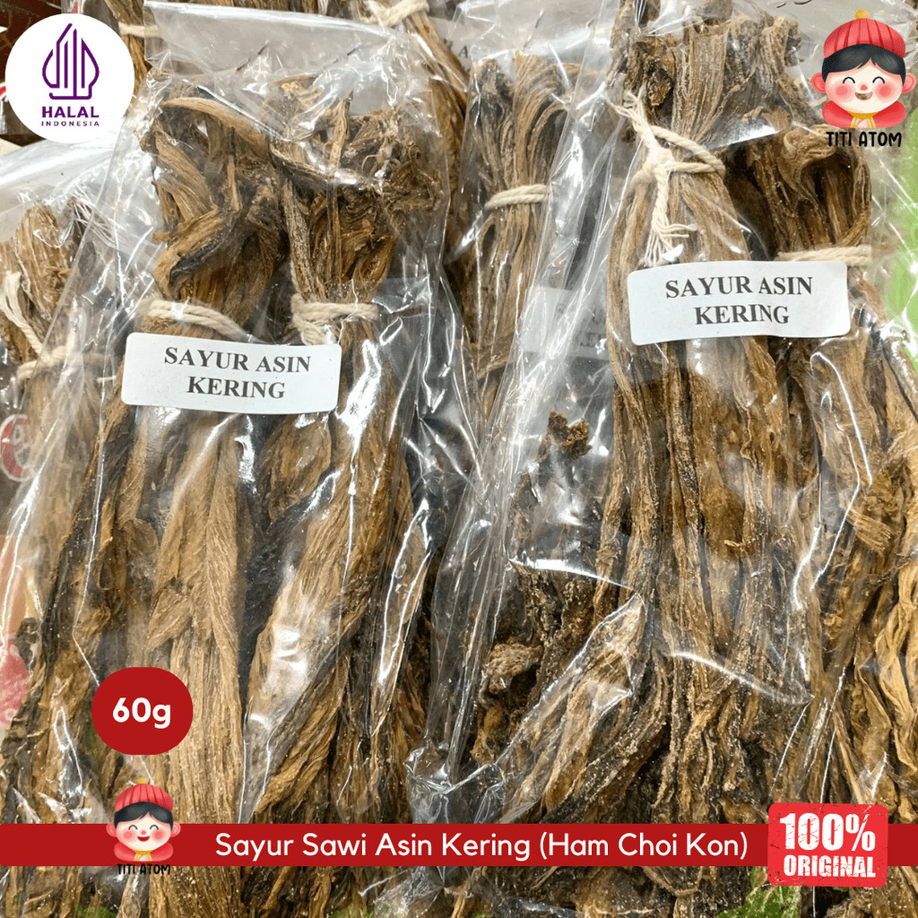 

Sayur Asin Kering / Ham Choi Kon Super 60gr
