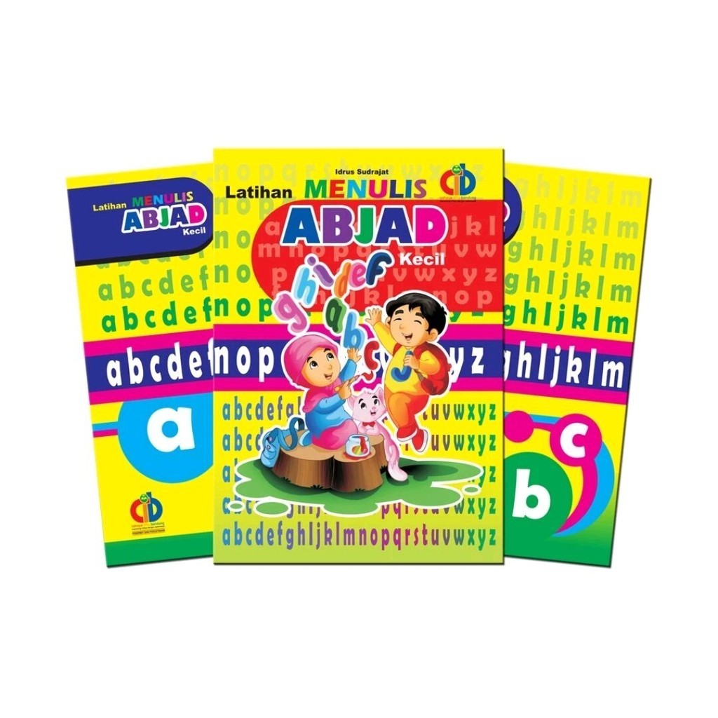 Latihan Menulis Abjad Kecil Dan Kapital / Buku Belajar Menebalkan Huruf untuk Anak TK Paud