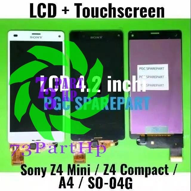 Original OEM LCD Touchscreen Fullset 4.2" Sony Xperia Z4 Mini / Compact Docomo SO-04G A4 PM-0816-BV - 73PartHp