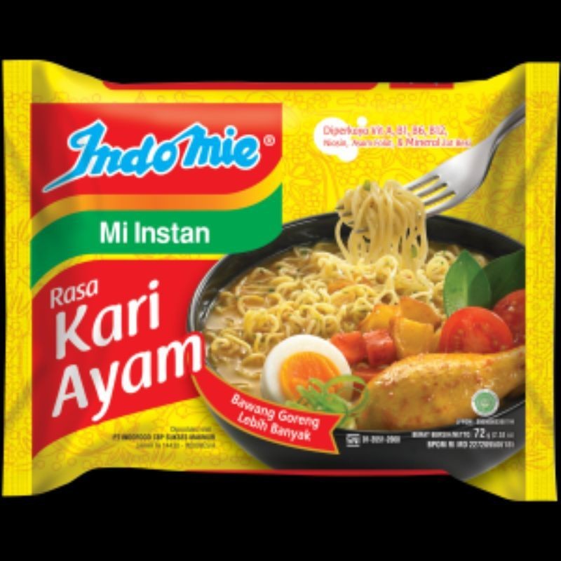 

Indomie Mie Instant Kari Ayam 72gr