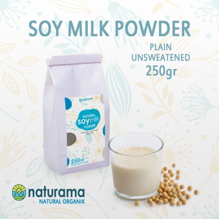 

SOY MILK POWDER 250 GRAM BUBUK SUSU KEDELAI ORGANIK NATURAMACARE