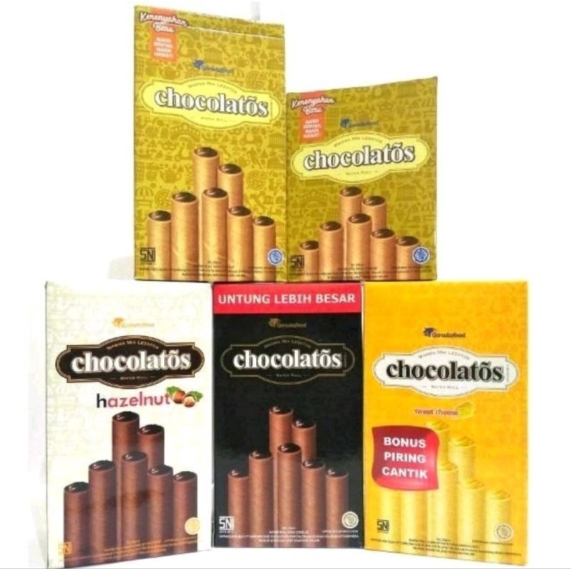 

CHOCOLATOS WAFER ROLL 1 PACK ISI 20 PCS X 16 GRAM