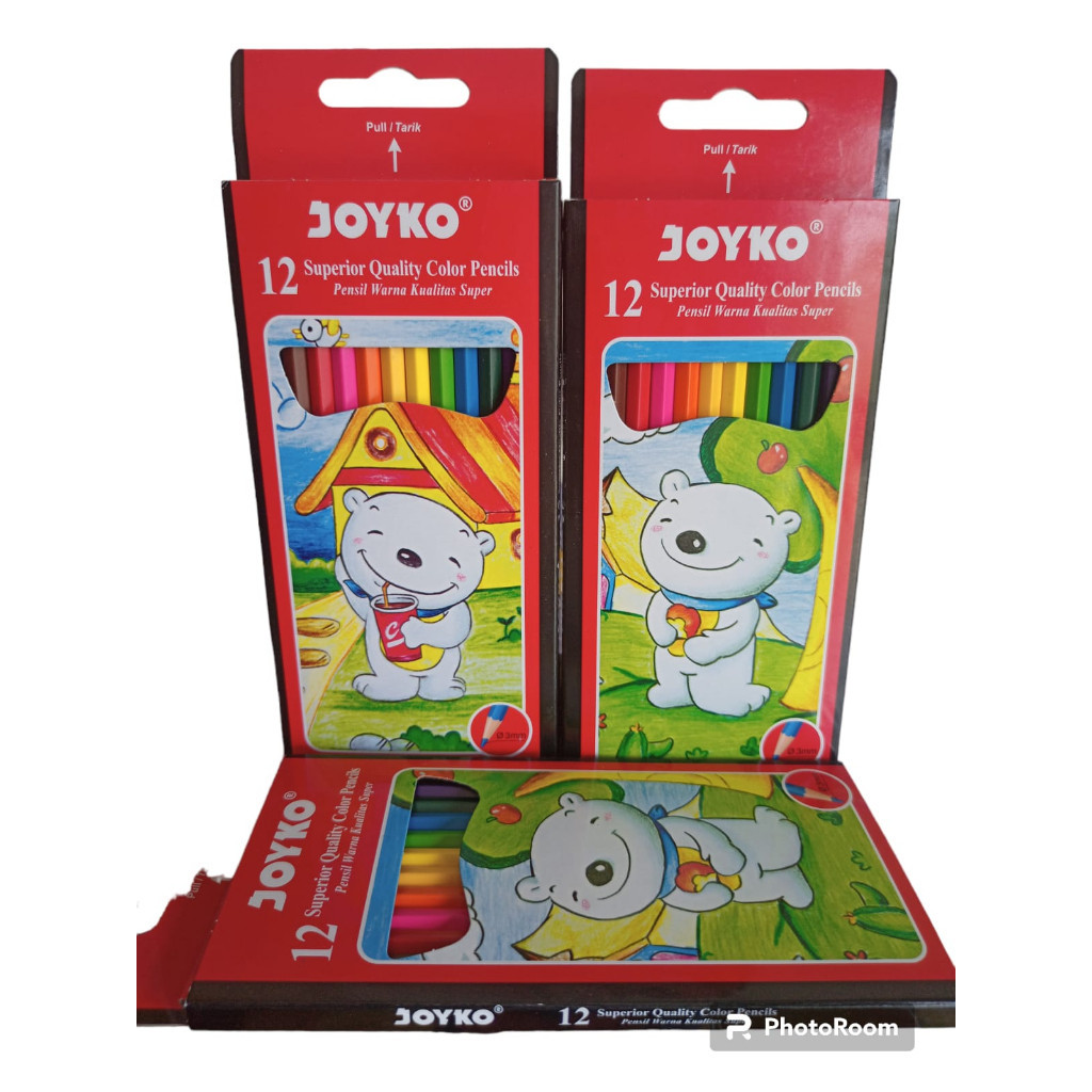 

Joyko - CP-12PB Pensil Warna 12 Panjang - Pack