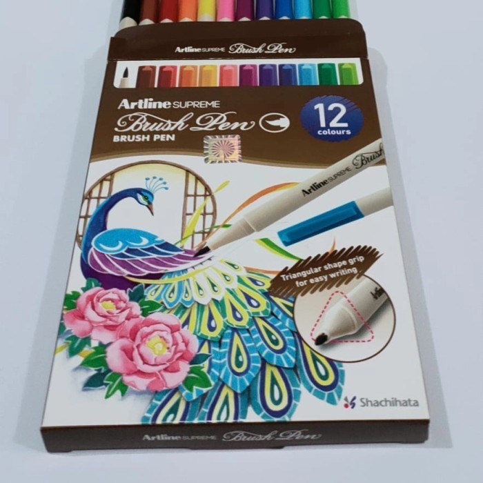 

PROMO!! -ARTLINE BRUSH PEN SUPREME SET 12 COLOUR
