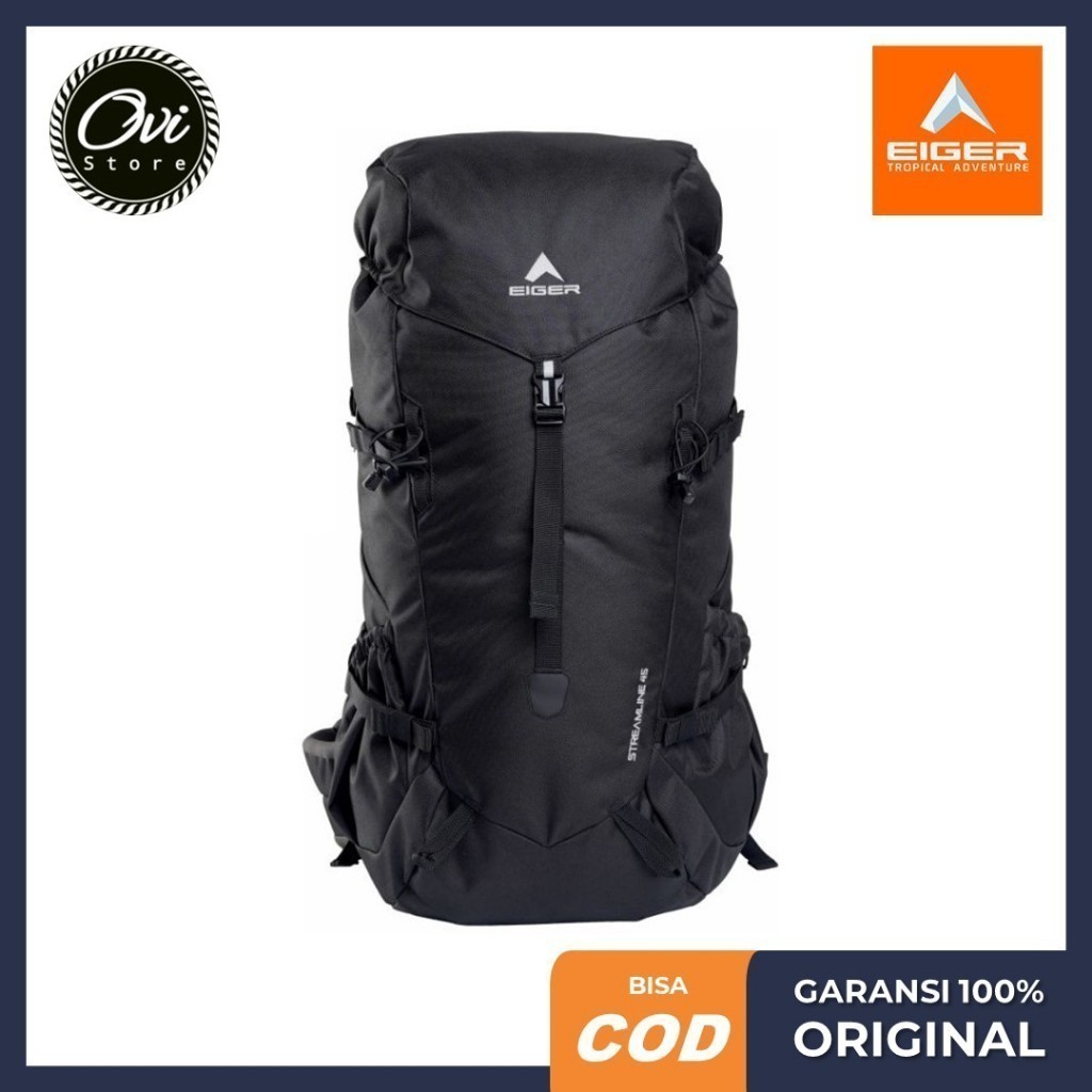 EIGER1989 Streamline 45 Liter Carrier Tas Ransel Gunung 45L Original
