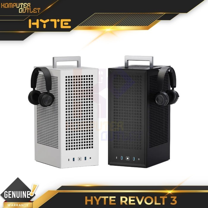 CASING KOMPUTER PC MINI ITX HYTE REVOLT 3 NON PSU - TRAVELLING CASE PC