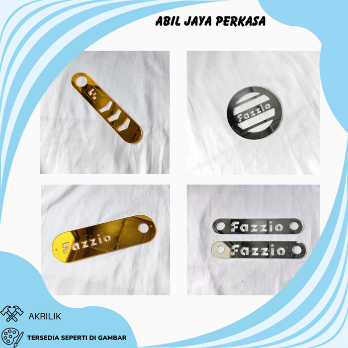 GARNISH AKSESORIS FAZZIO GARNIS AKRILIK MIRROR BODY YAMAHA FAZZIO