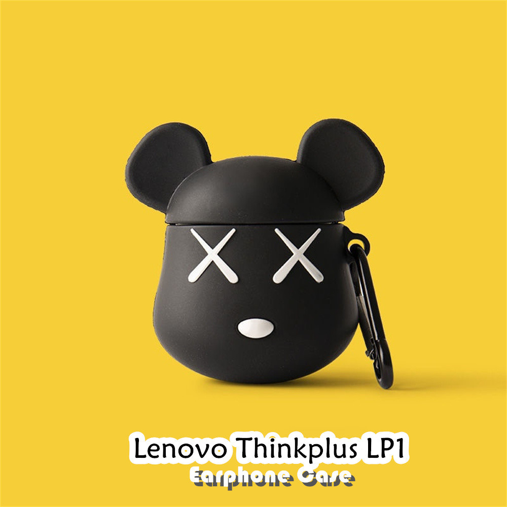 Parity Untuk Lenovo Thinkplus LP1 Case Trendi Kartun Batman Soft Silicone Earphone Case Cover