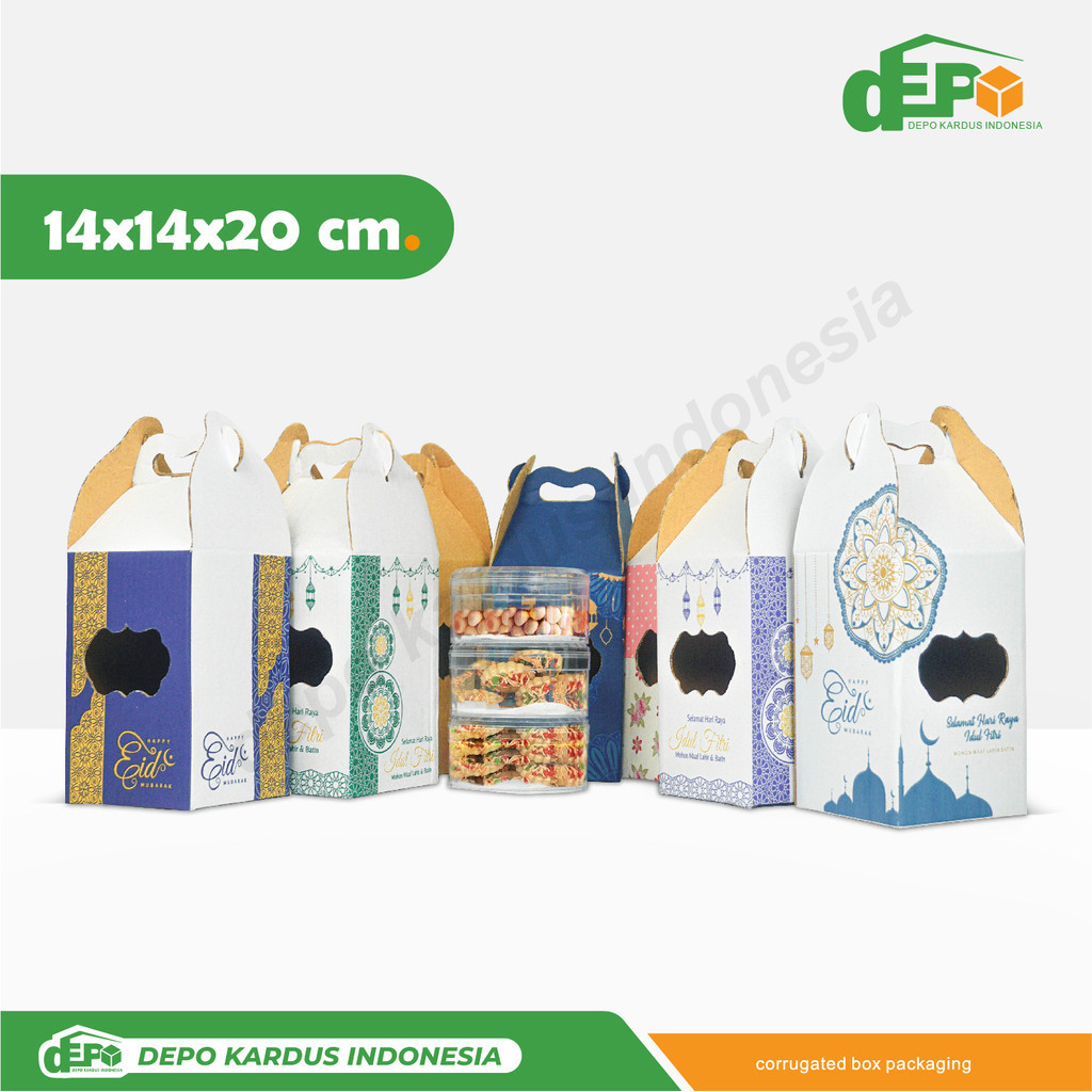 

Box 14X14X20 cm Jinjing (KUKER 500gr isi 3 Toples Bulat) Kardus/karton/kemasan/Kue Kering isi 3/kuker isi 3/idul fitri/Iedmubarak/hampers/parcell/parcel/tinggi20
