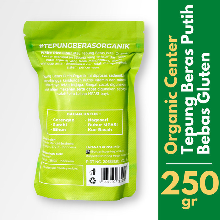 

Organic Center - White Rice Flour 250gr