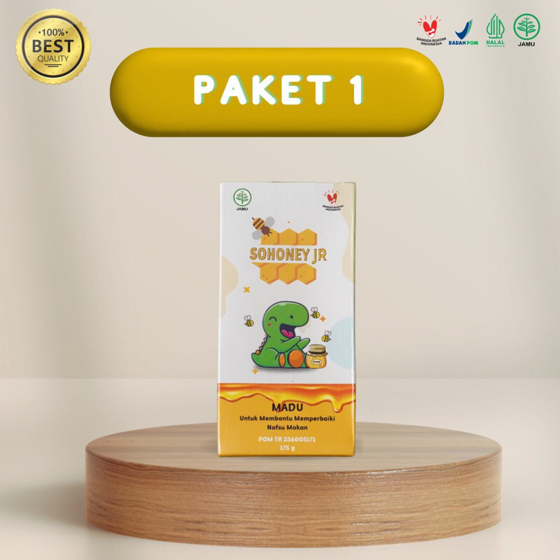 

Sohoney Jr - Madu Penambah Nafsu Makan Anak