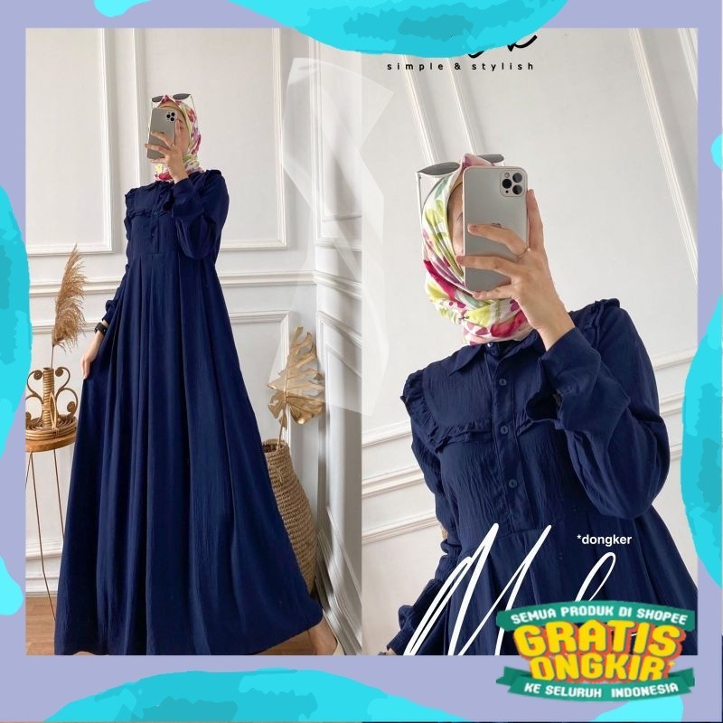 MOLA DRESS - CRINGKEL AIRFLOW/pink fanta