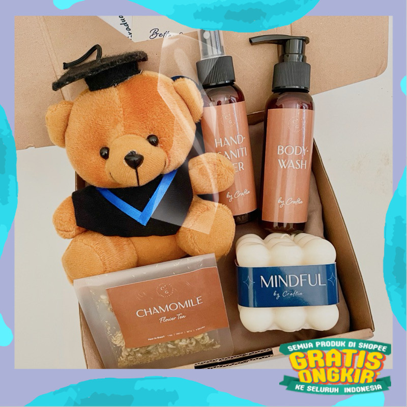 

Kado wisuda boneka teddy bear untuk gift hampers graduation cewek atau kado wisuda cowok kado sempro/ kuning coklat abu ungu sage