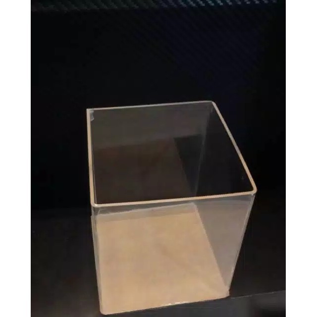 Soliter Akrilik  1 kamar 10 x 8 x 12 2mm Soliter Cupang / aquarium mini / selfie FREE PACKING BUBBLE