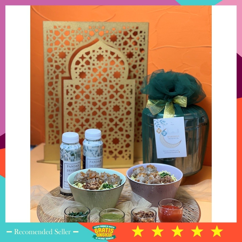 

Hampers LEbaran Kekinian Unik Murah Premium / Hampers Lebaran Parcel Idul Fitri Rantang Buka Puasa Bakso Sapi Siap Makan for 2