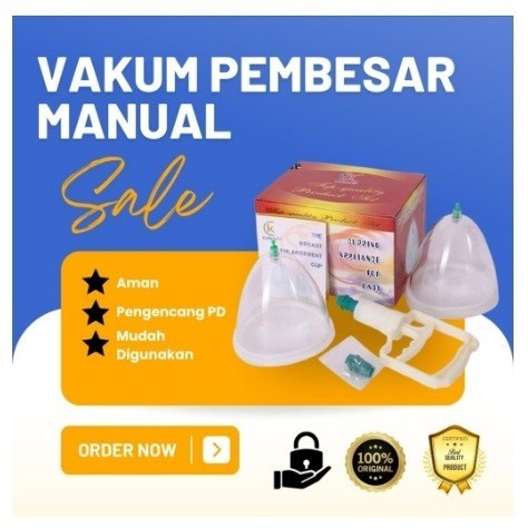 PROMO PEMBESAR PAYUDARA ALAMI | BREASTPLUS BPOM HALAL | BREASTPLUS ORIGINAL | VAKUM PAYUDARA MANUAL 