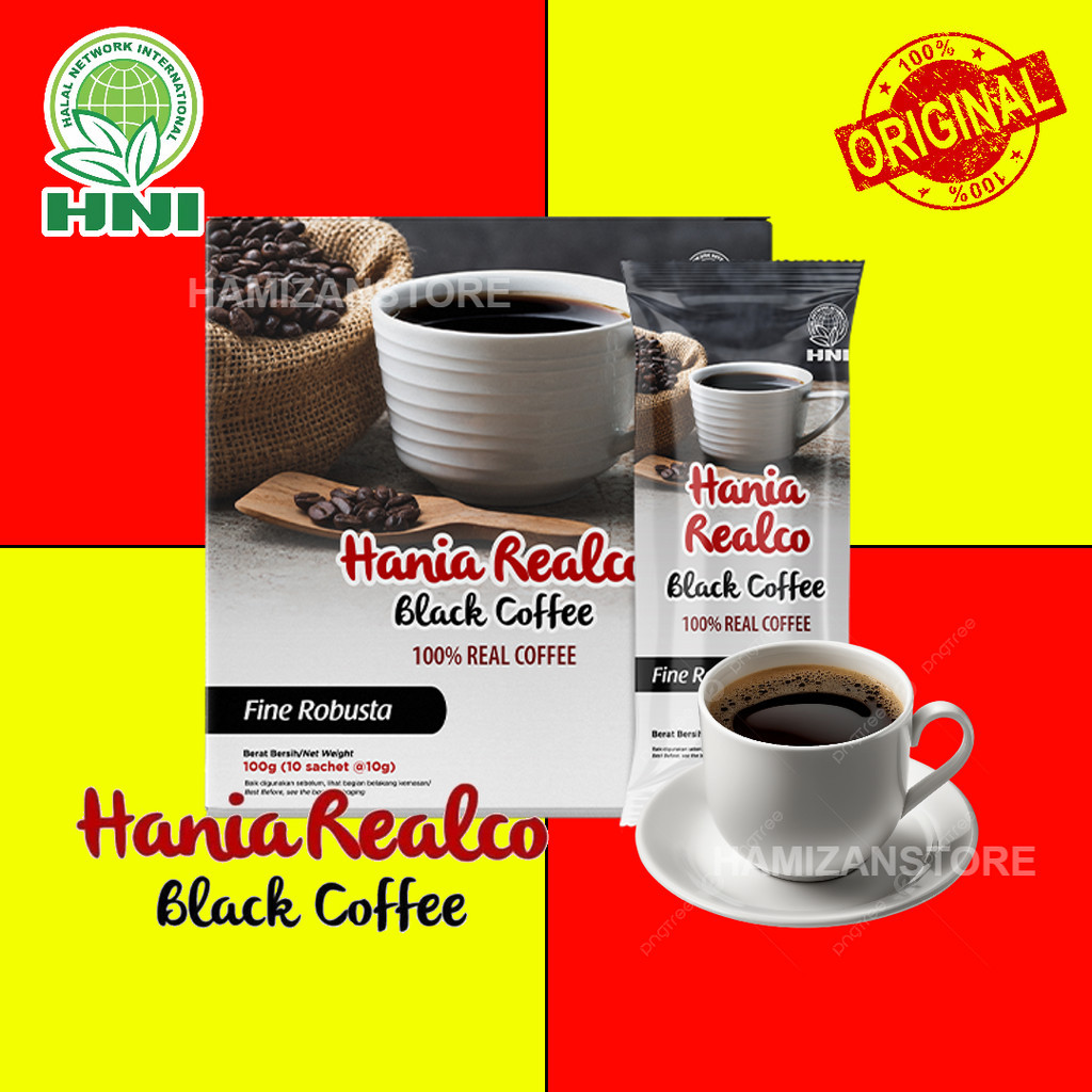 

HANIA REALCO BLACK COFFEE Fine Robusta / Kopi Hitam HNI [HMZ]