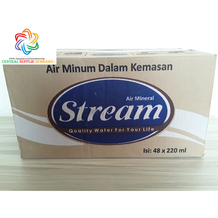 

Stream Air Mineral [220 ml /48 gelas /1 Karton ]