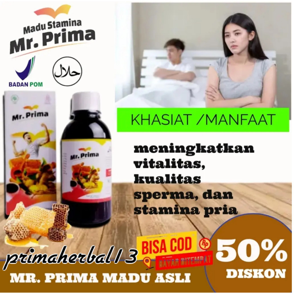 

PROMO MADU PRIMA [PRIVASI AMAN] Original Mr Prima Madu Tahan Lama dan Kesehatan Pisang Raja PRODUK TERLARIS READY STOCK