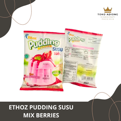 

PUDDING SUSU MIX BERRIES - ethoz pudding susu