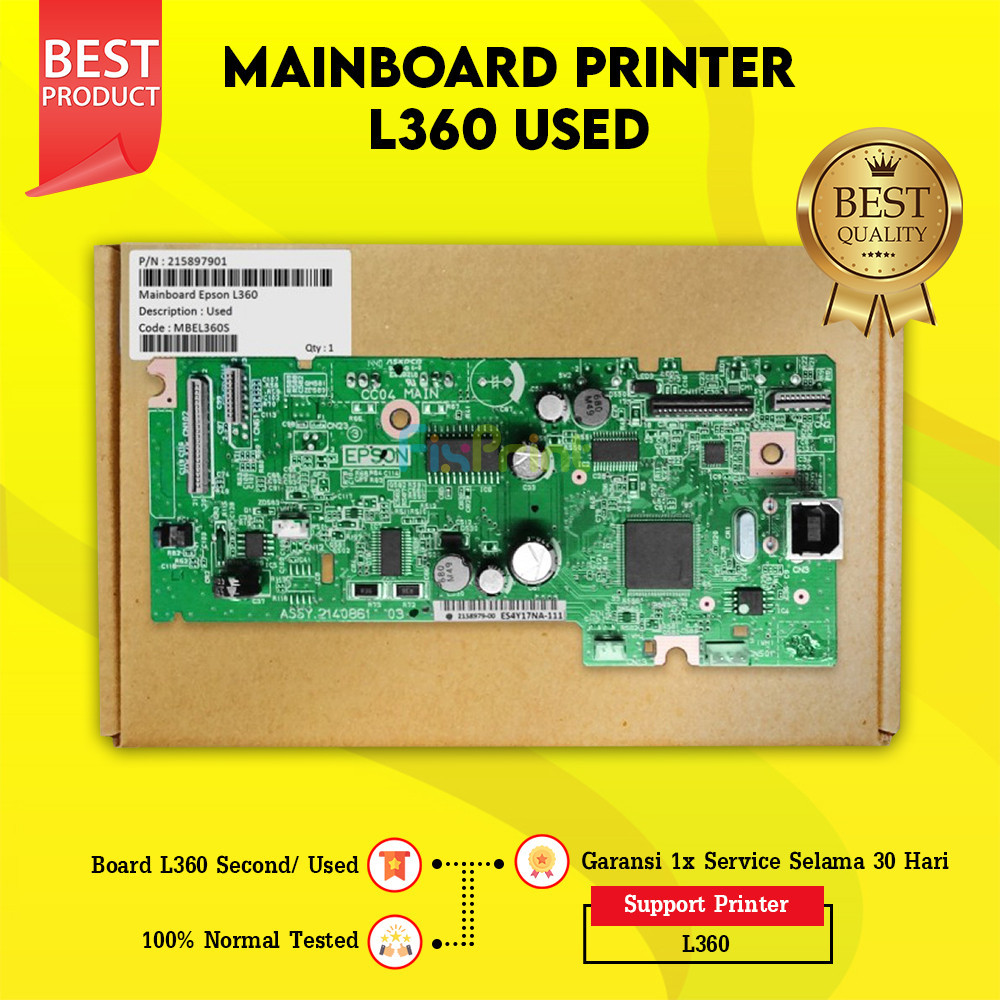 Used Mobo Mainboarcd Printer Epson L360 Bekas