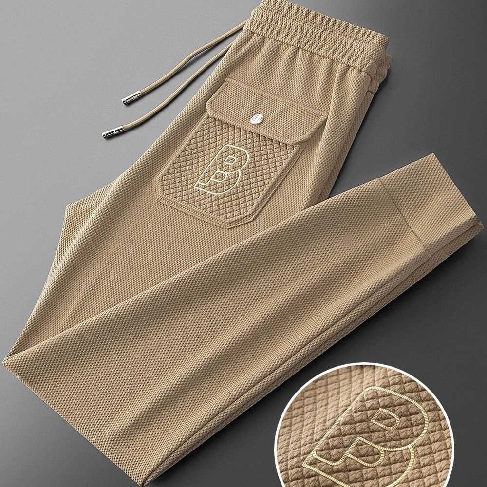 Men's Trendy Casual Polovan Ice Silk Feet Guard Pants
