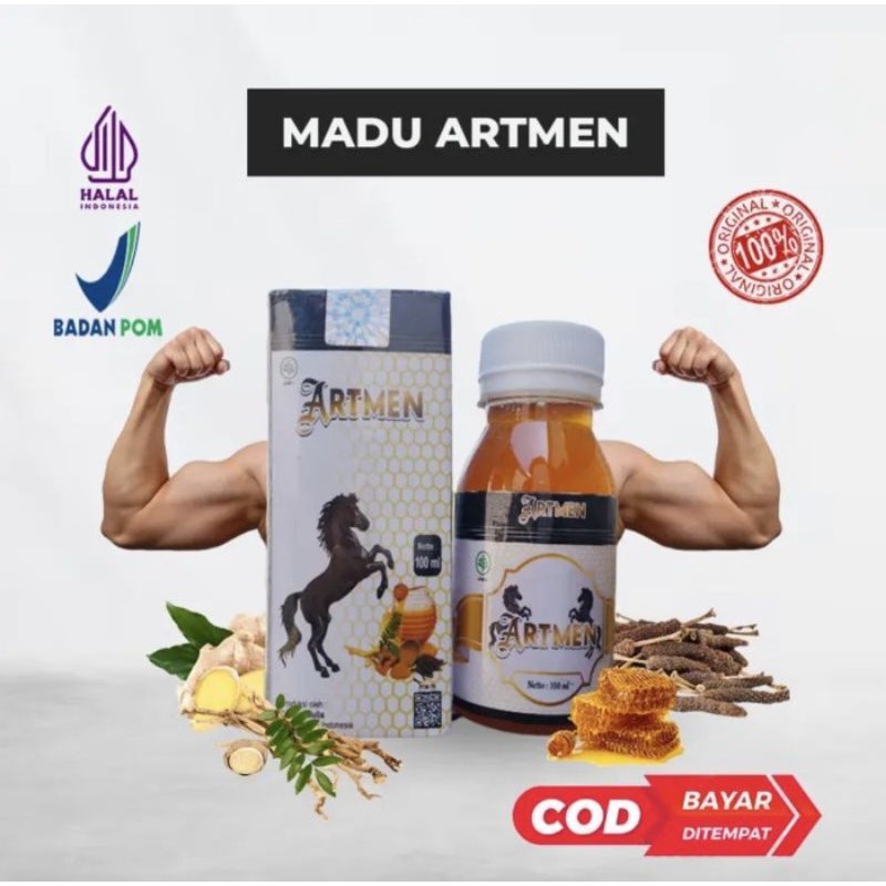 MADU ARTMEN HERBAL 100% ORIGINAL SUDAH BPOM - PENAMBAH STAMINA PRIA - MADU STAMINA