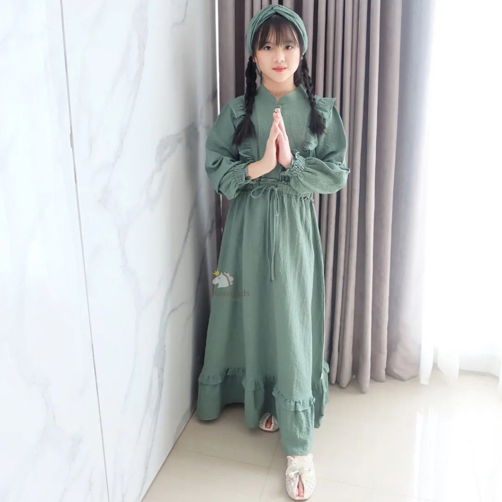 Baju Murah Lebaran Anak Bayi Bahan Bagus Keren / Gamis Anak Remaja Tanggung Viral Umur 10-12-15 Tahu