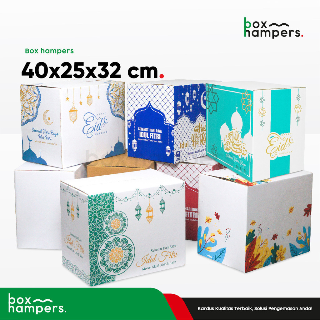 

Box Parcel 40x25X32 (Besar) Kardus/Parcel/Parcell/Lebaran/Idul Fitri/Fitri/Eid Mubarak/Ied/Eid/Mubarak/box Paket/box Sembako/Hampers/Normal/Tinggi32
