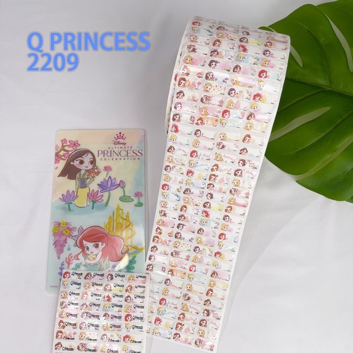 

[QPRINCESS-S-M] LABEL NAMA STIKER NAMA PREMIUM Q PRINCESS ORI TW WATERPROOF