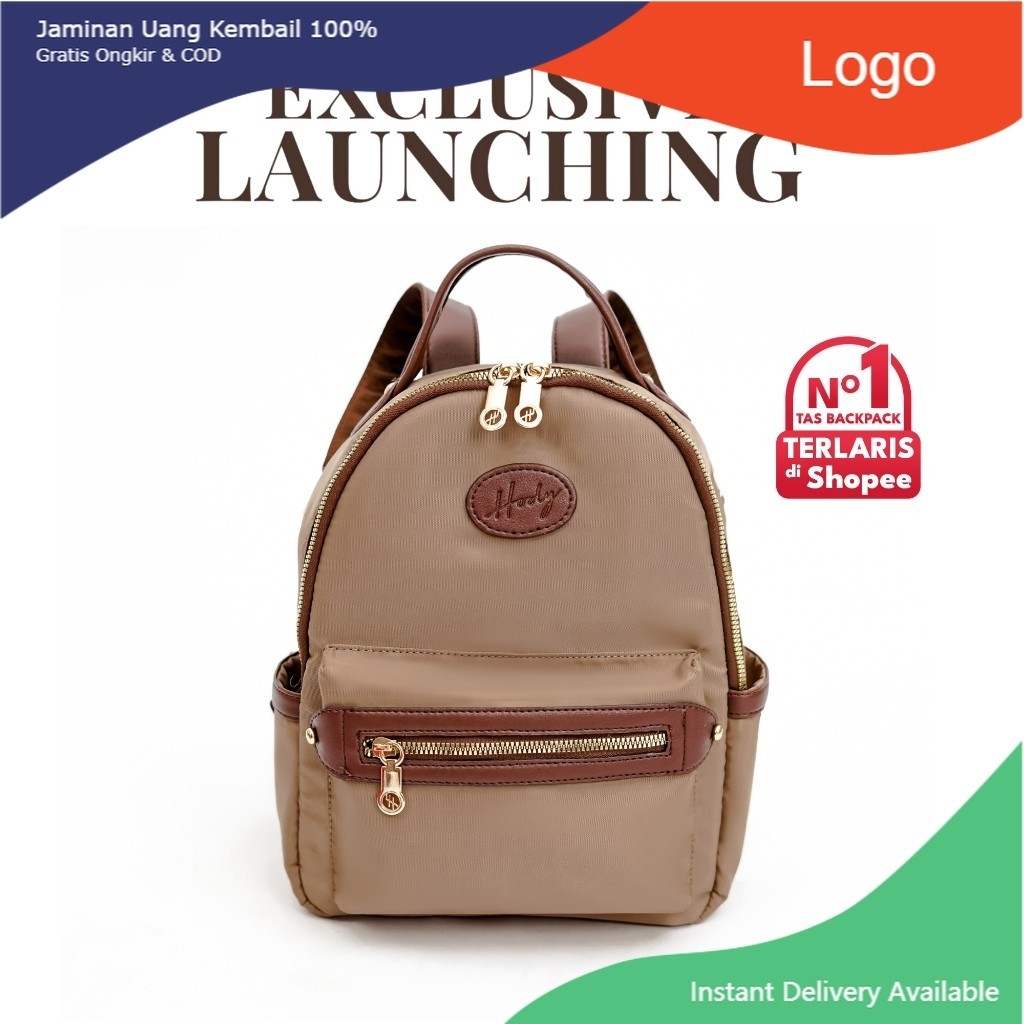 Hody - Tas Ransel Wanita Nagita Backpack  Tas Ransel Simple Tas Ransel Wanita Mini