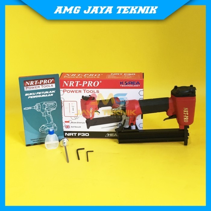 

NRT-PRO F30 / AIR NAILER PNEUMATIC/ MESIN STAPLES GUN PAKU TEMBAK F 30