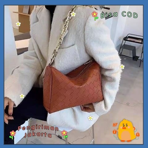 HF Z24534 1KG MUAT 2PCS TAS SELEMPANG BAHU TAS KETEK TALI CHAIN IMPORT