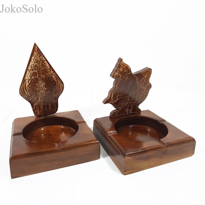 

Set Asbak Kayu Motif Cukit Ukir Pewayangan Kerajinan Hiasan Jati Asli murah