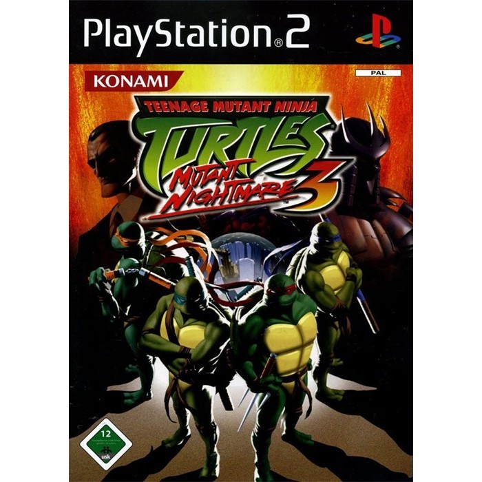 Kaset Playstation 2 - Teenage Mutant Ninja Turtles 3