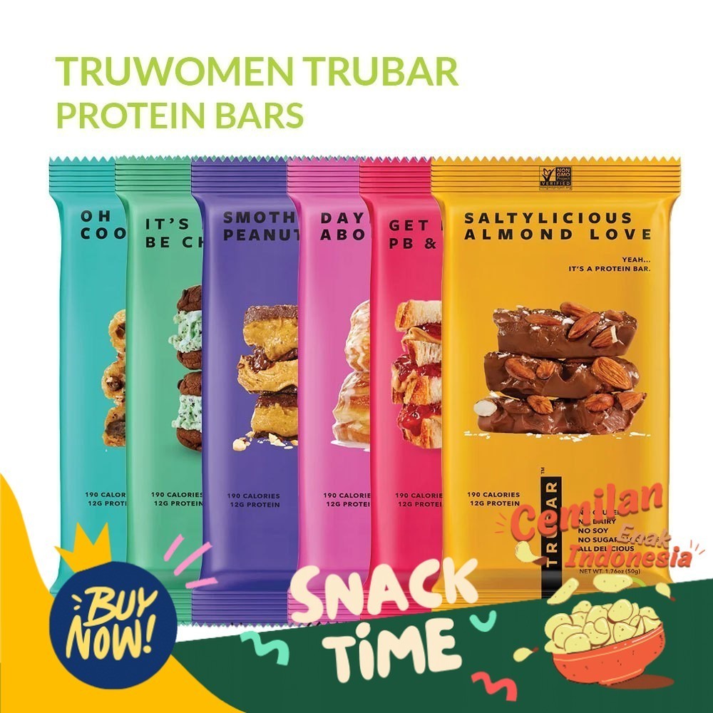 

Special Diskon Truwomen Trubar Cemilan Sehat Protein 50g