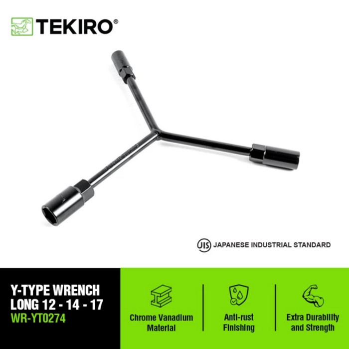 Tekiro Kunci Y 12-14-17 mm / Kunci Sok Y Panjang Tekiro
