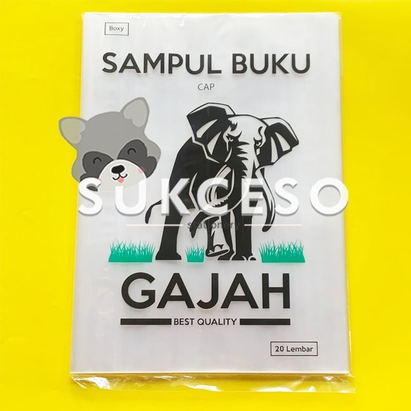 

Sampul Buku Plastik Big Boss / Boxy GAJAH PER PAK ISI 20 LEMBAR