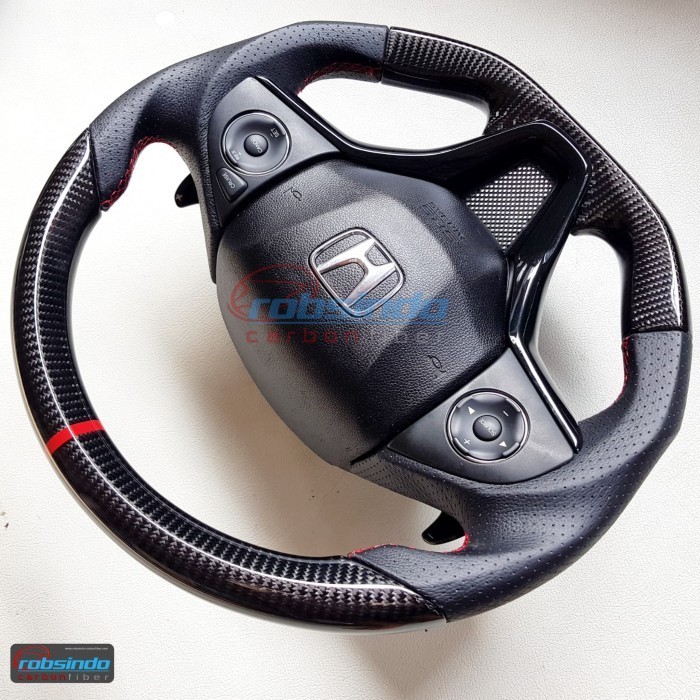 stir steering wheel carbon honda jazz hrv