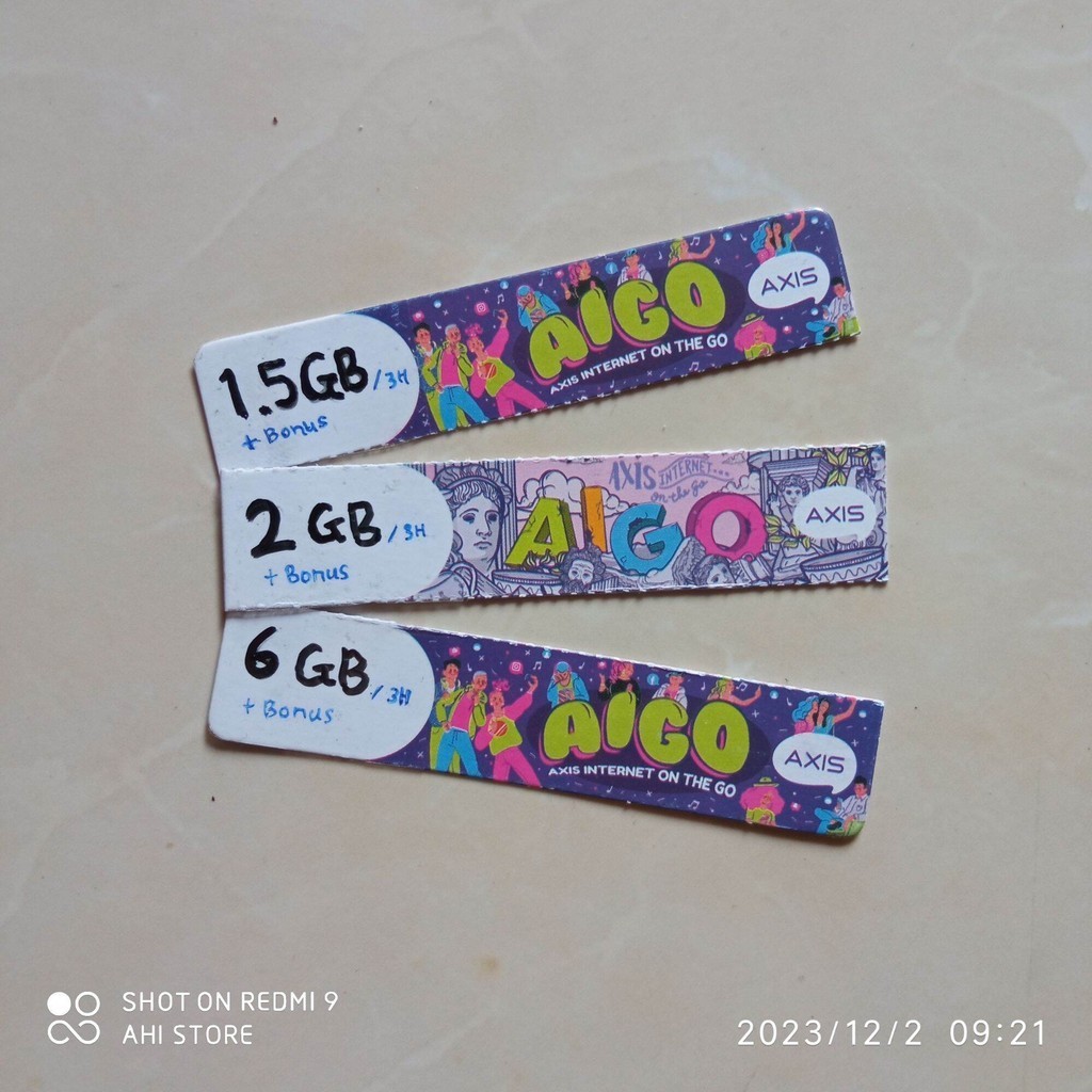 Voucher Kuota AXIS Aigo Mini 3 Hari