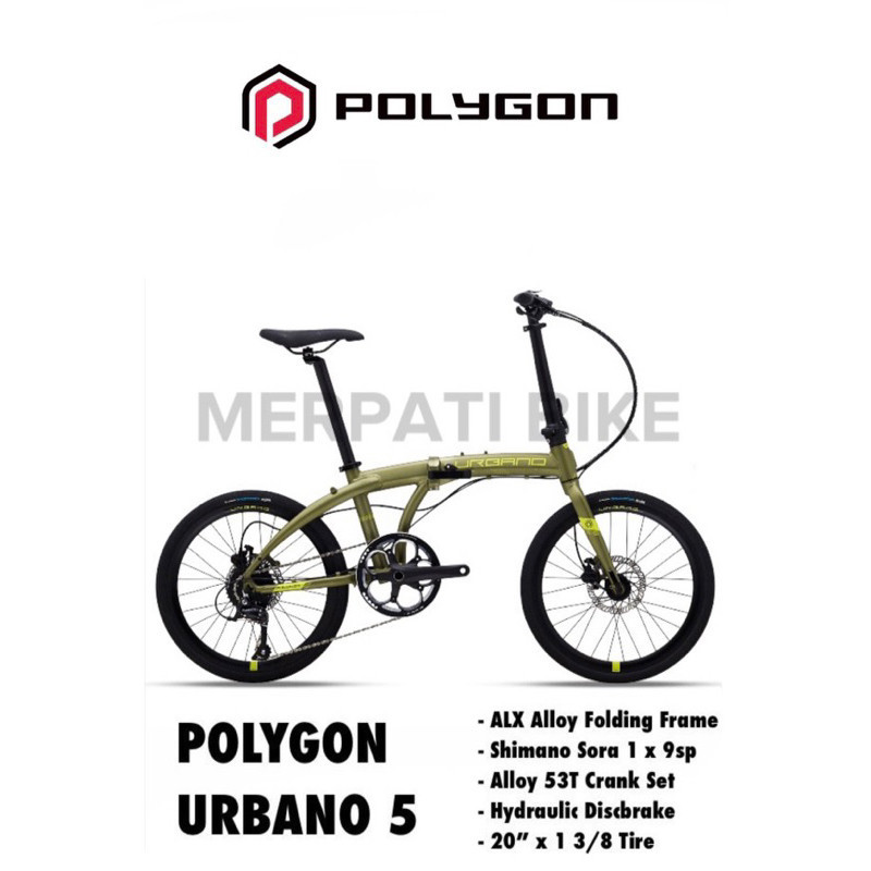 Sepeda Lipat Polygon Urbano 5