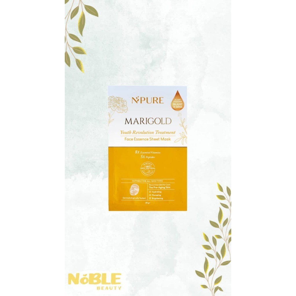 Npure sheet mask marigold