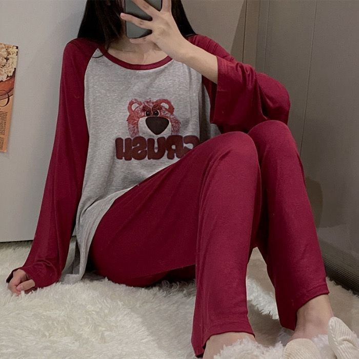 AS  Piyama Wanita Setelan Wanita Joger | Setelan Baju Tidur Wanita