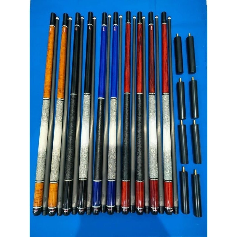 Stik Billiard Yfen Exotic Wood Series Cue Carbon