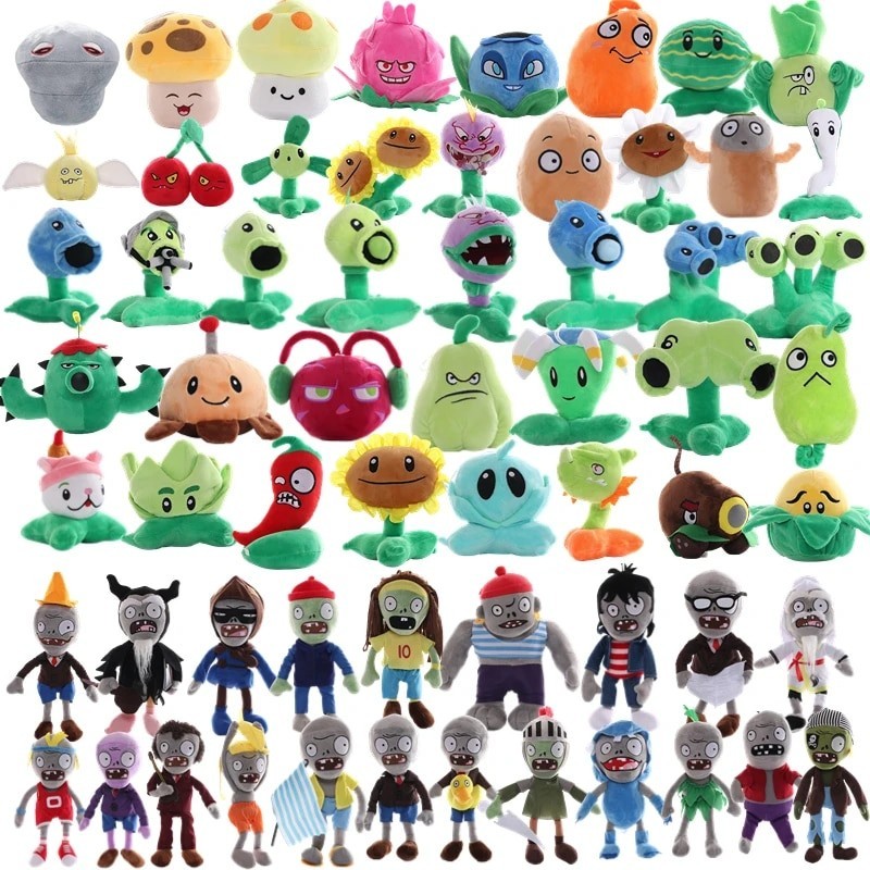 Plants vs Zombies 2 Video Game Character Plush Toys PVZ Plants Peashooter SunFlower Anime Stuffed Pl