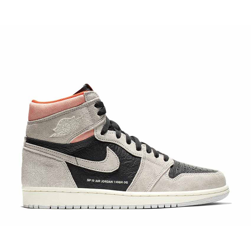 Nike Air Jordan 1 Retro High OG Neutral Grey Hyper Crimson
