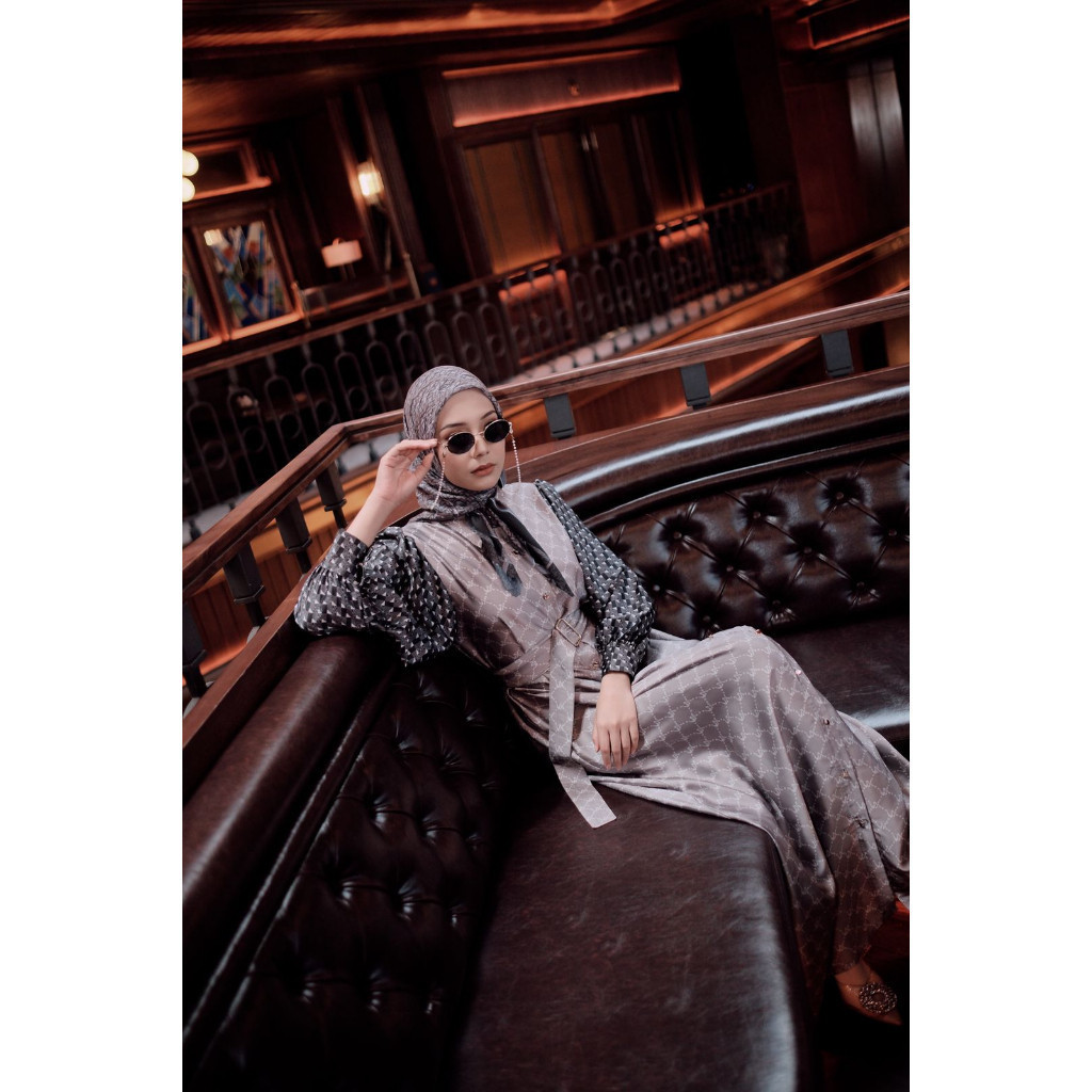 READY - VANILLA HIJAB - GORGEOUS DRESS - ABU ORKAY