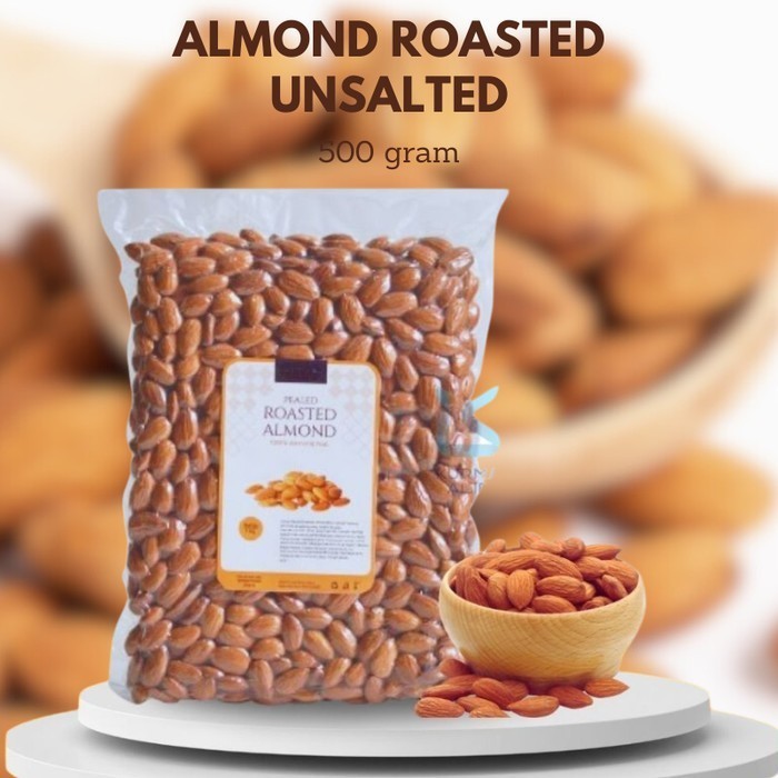 

Almond Roasted Unsalted Rendah Kalori 1 Kg